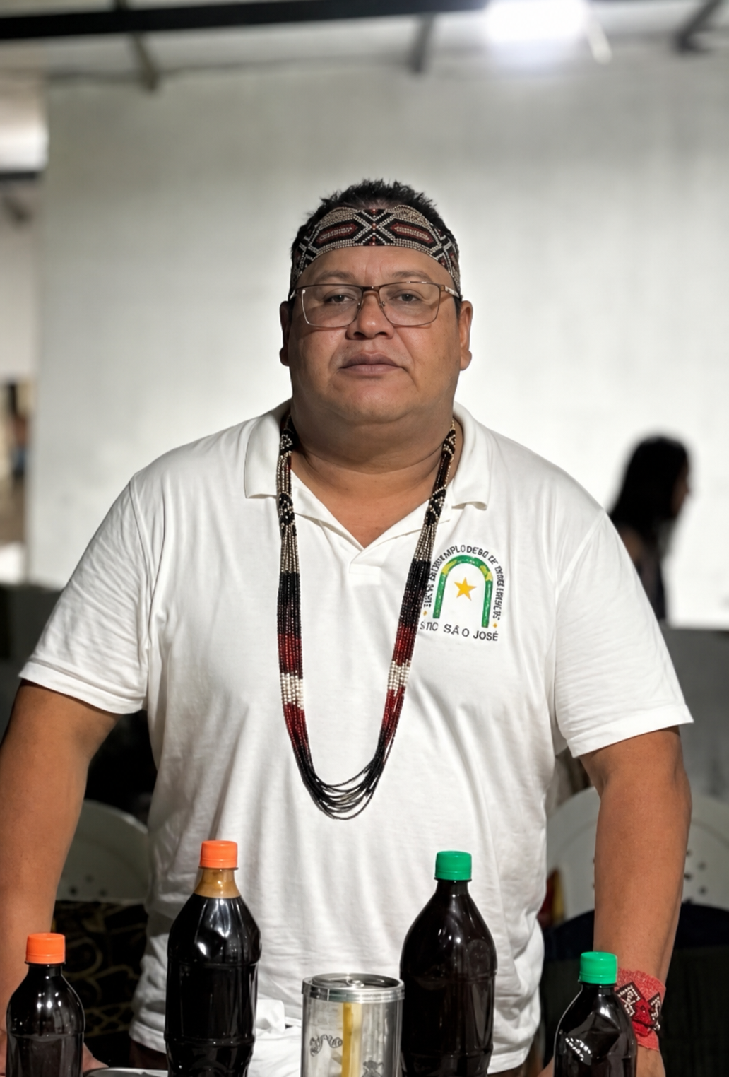 Marcel Ribeiro, condutor das cerimônias em Cuiabá